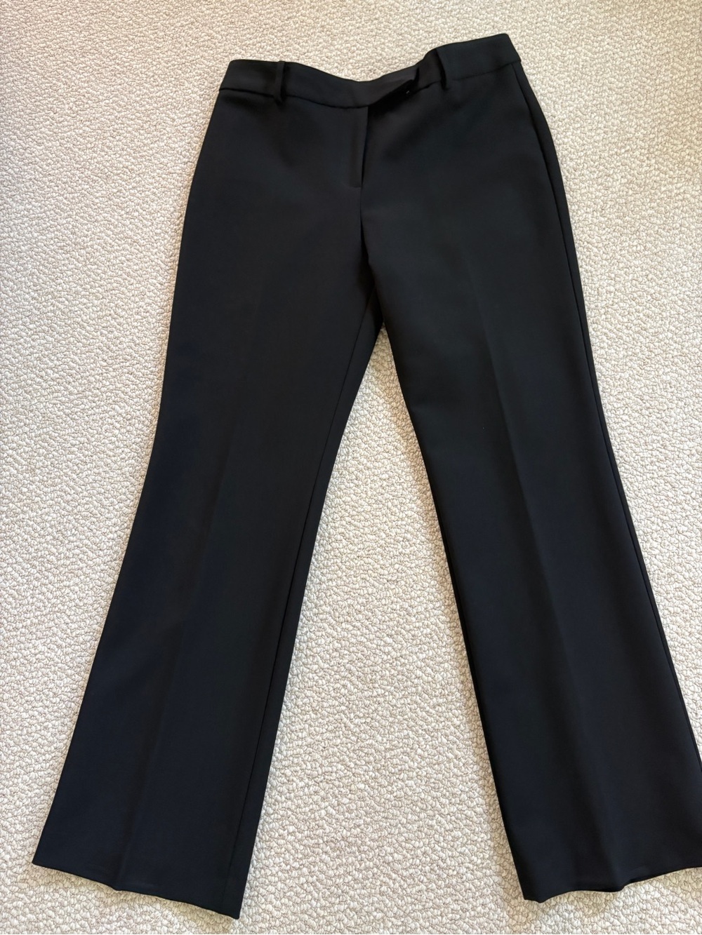 TALBOTS Classic Black Women's Dress Pants with Flexible Stretch - Size 10